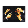 TOILETPAPER BLACK LIPSTICKS  RECTANGULAR RUG 18210