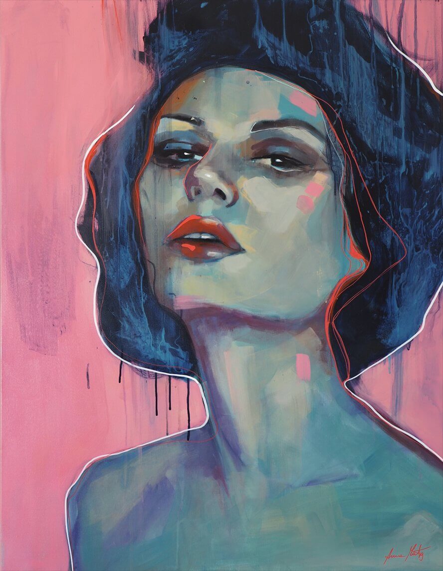 Blue Portrait