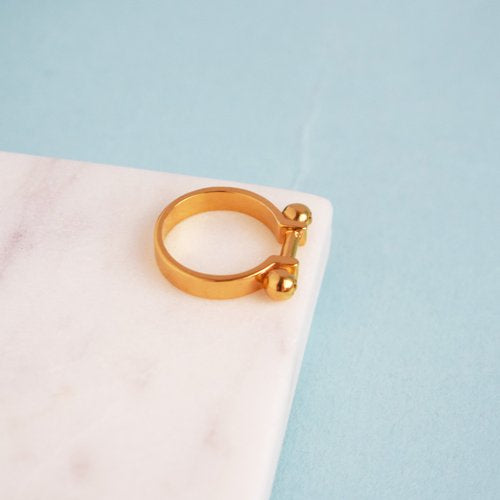 Happy T-Bar Ring