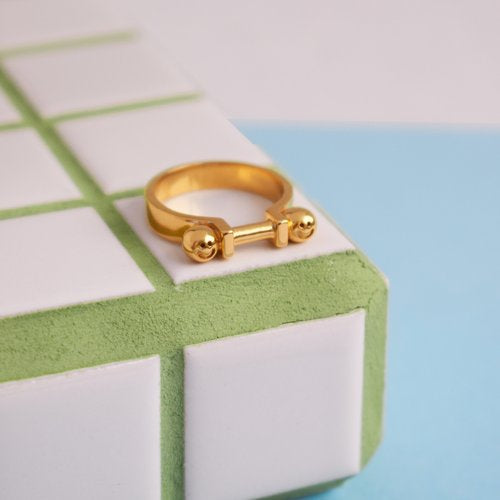 Happy T-Bar Ring