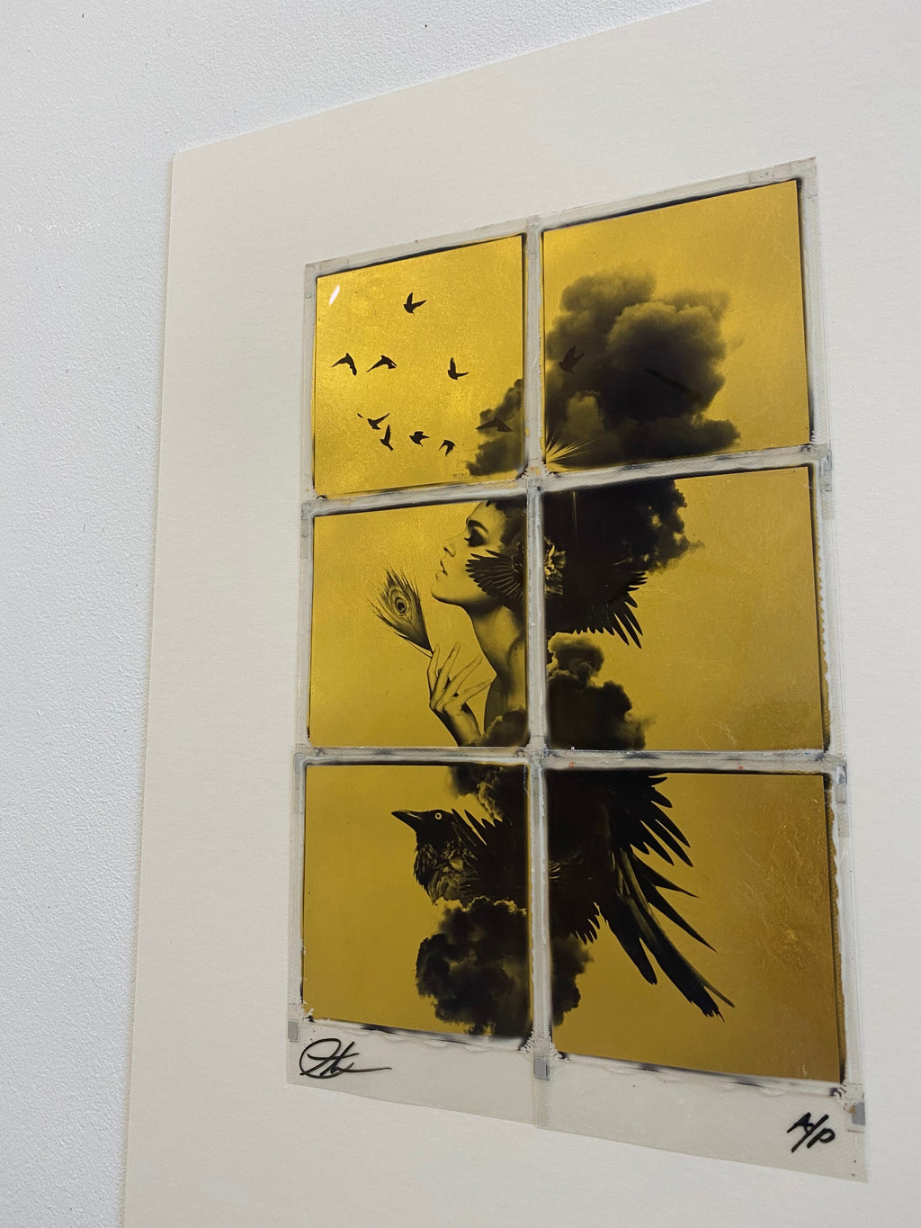 To Be Free - Gold Polaroid