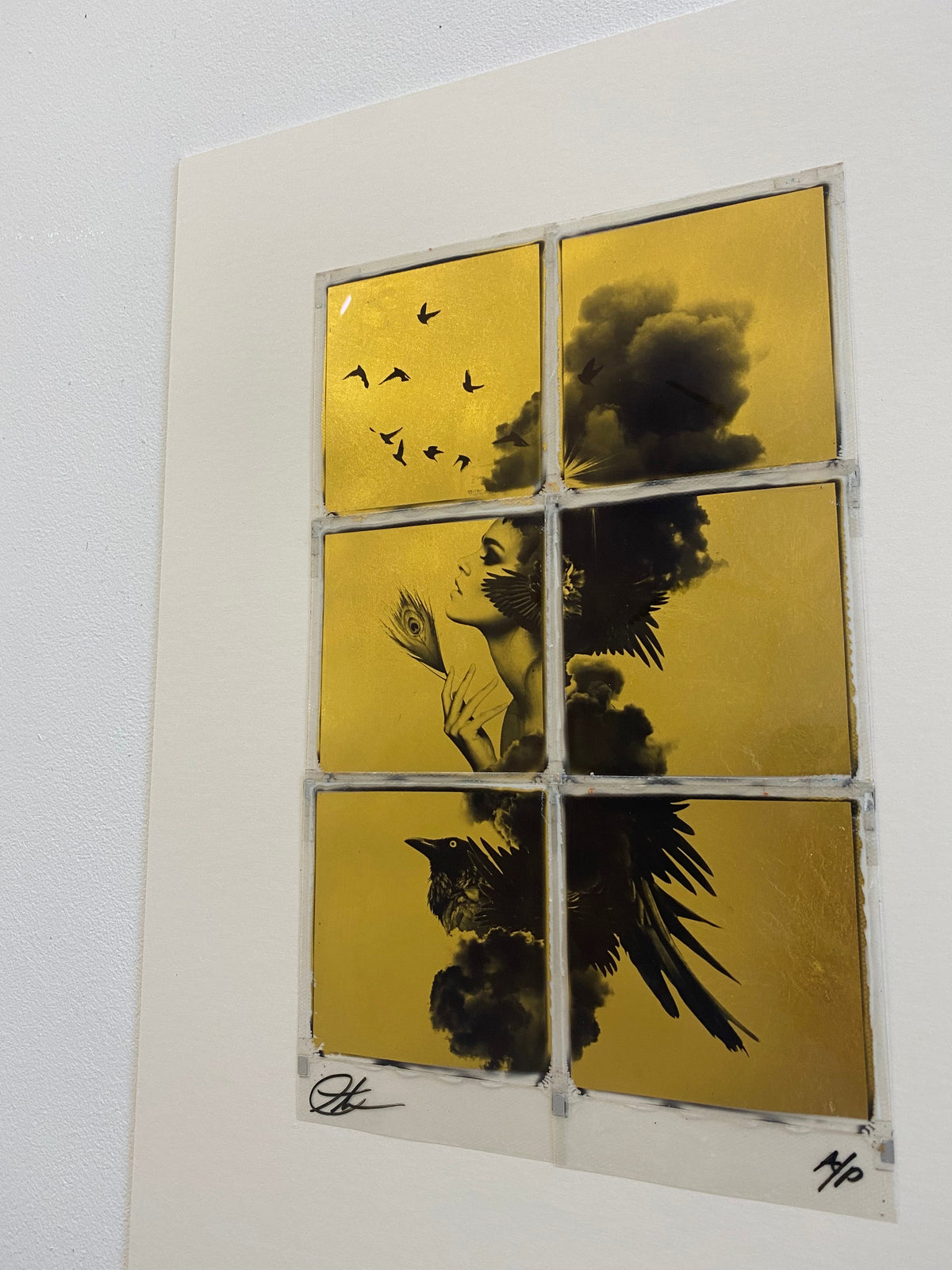 To Be Free - Gold Polaroid