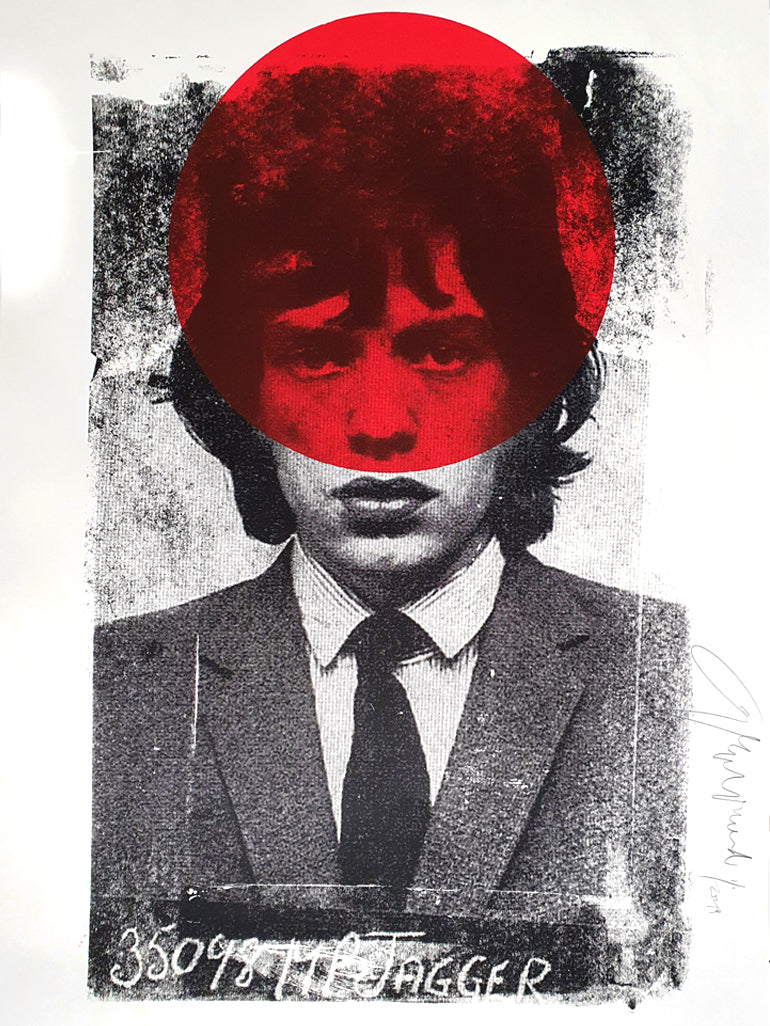 Mick Jagger Mugshot
