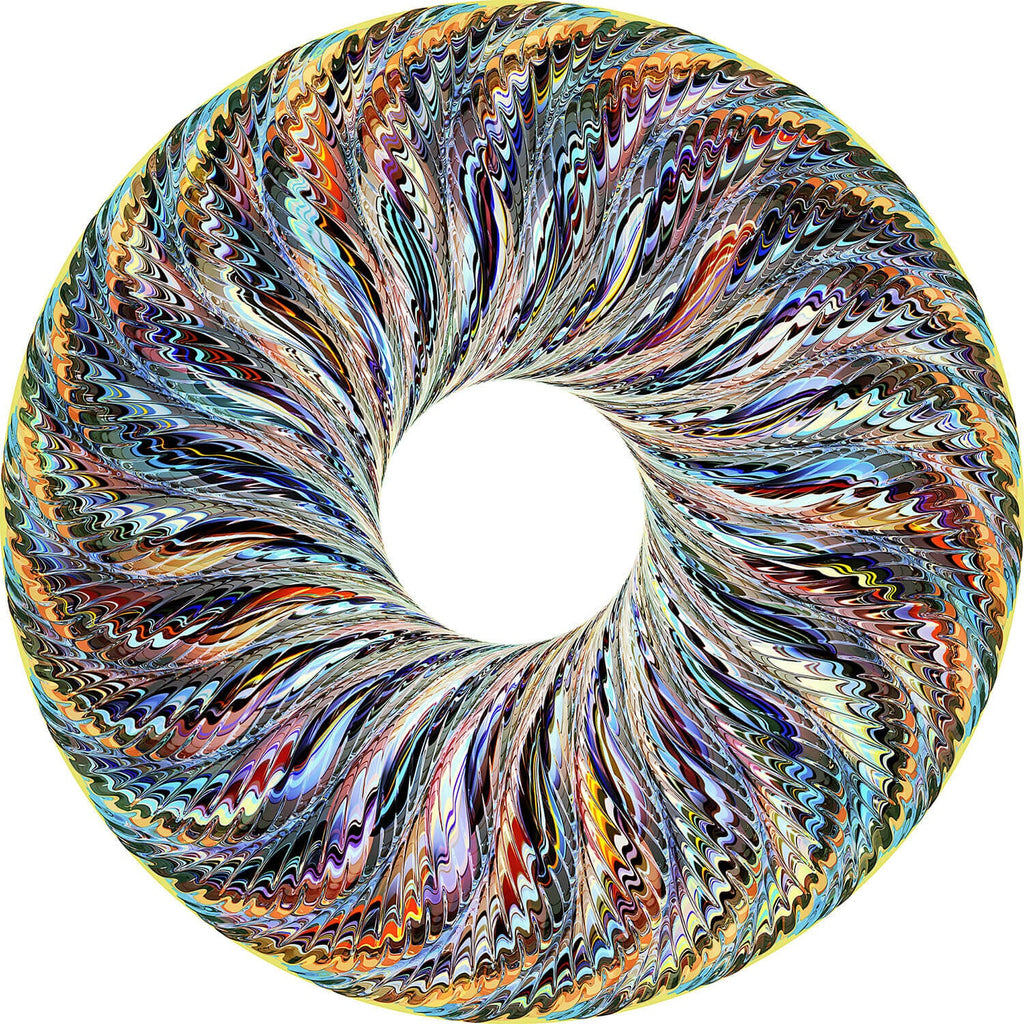 Radial / THREE / cyan breaker