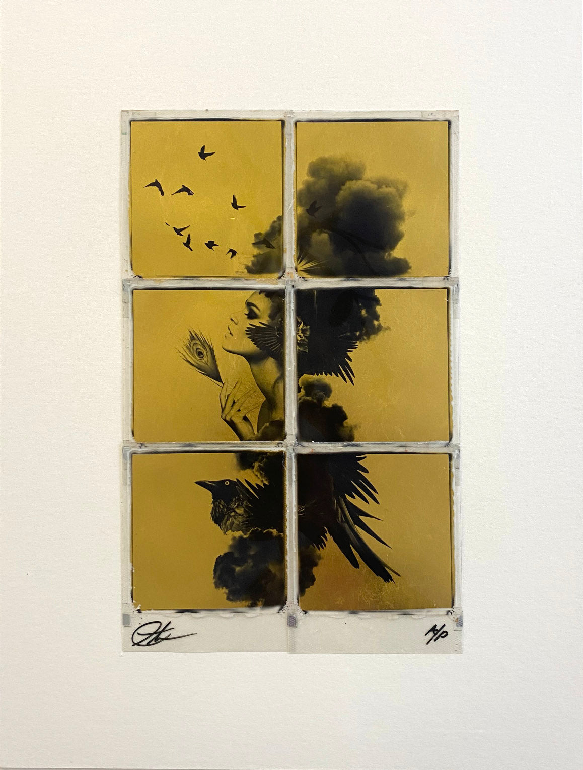 To Be Free - Gold Polaroid