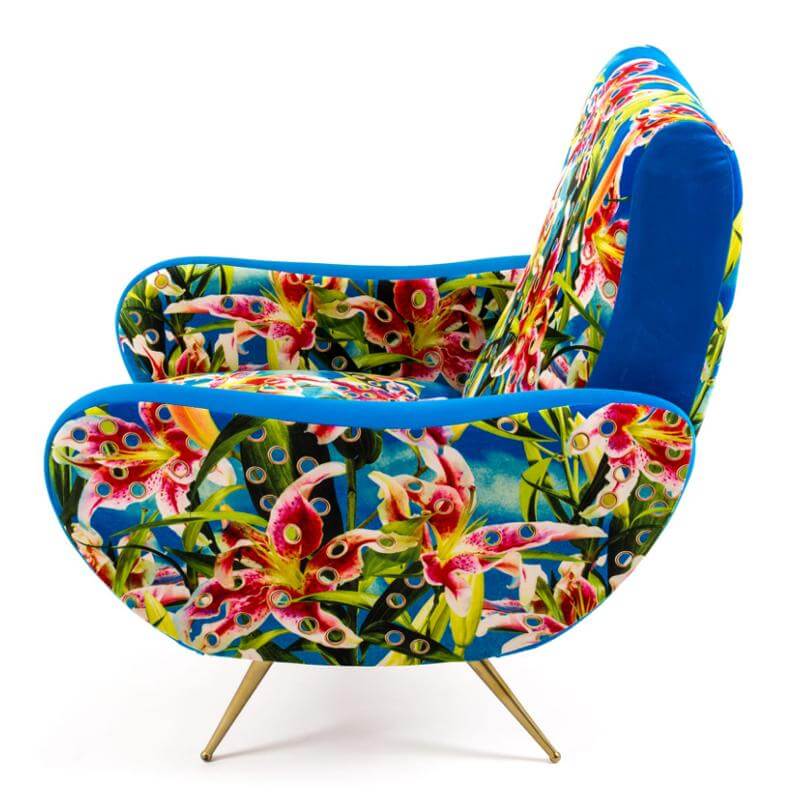 Armchair Flowers with Holes