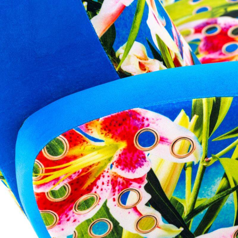 Armchair Flowers with Holes