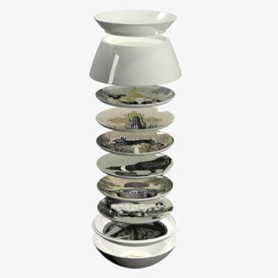 Luso D'antan Stackable Plates
