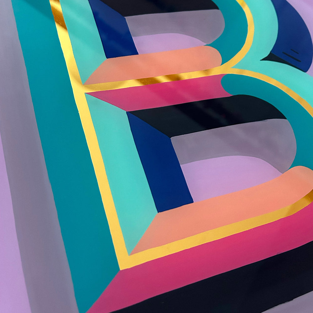 B