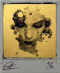Falling Leaves Gold Polaroid