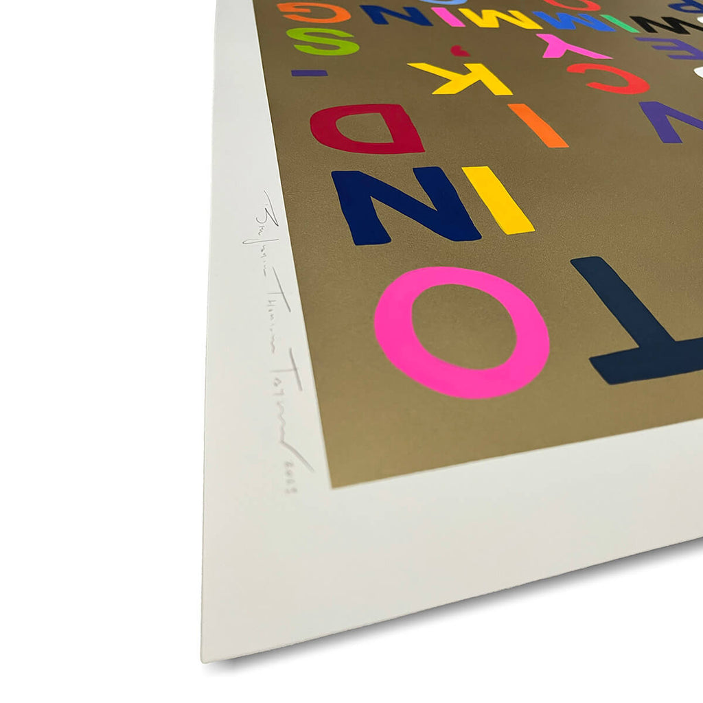 I want to jump in David Hockney's swimming pool with you (Gold Edition)