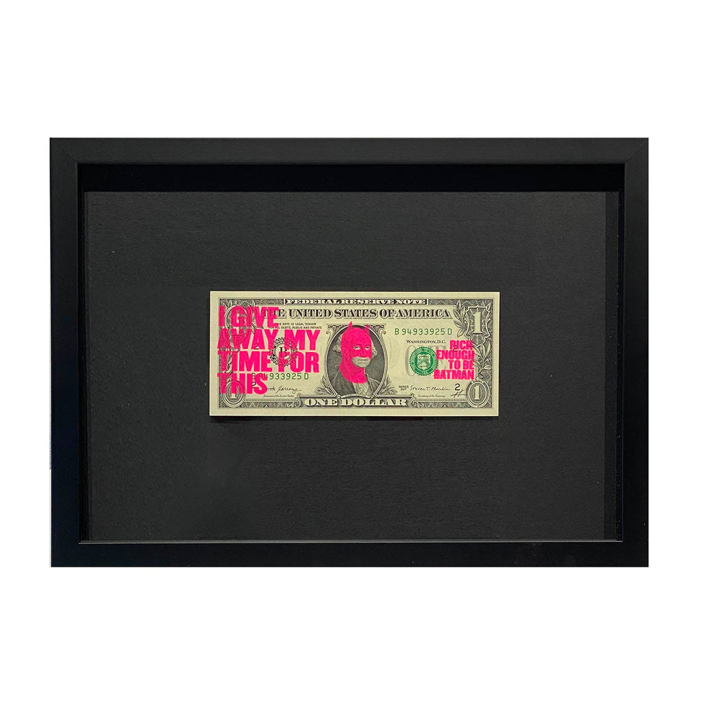 Rich Enough To Be Batman Dollar Note - Buy more crap
