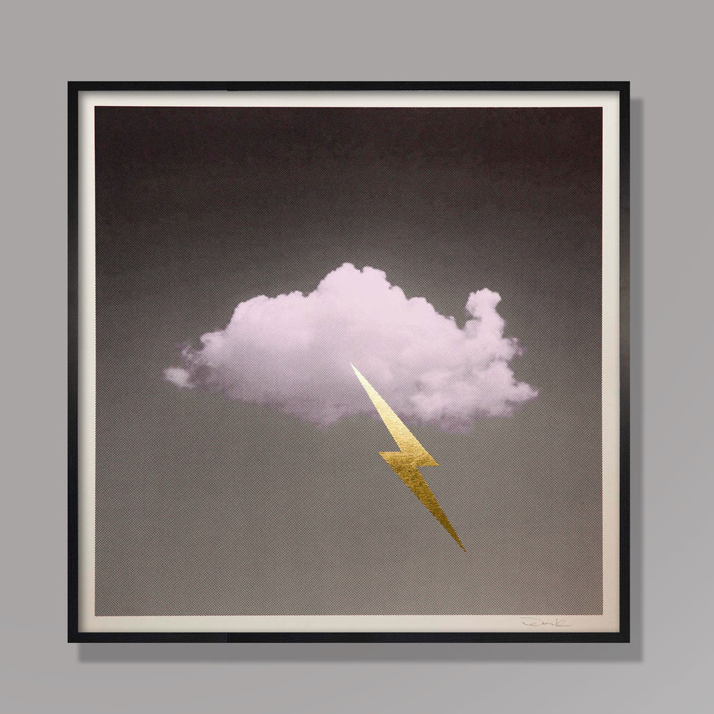 A Bigger 'Little Fucking Cloud' Pink & Gold