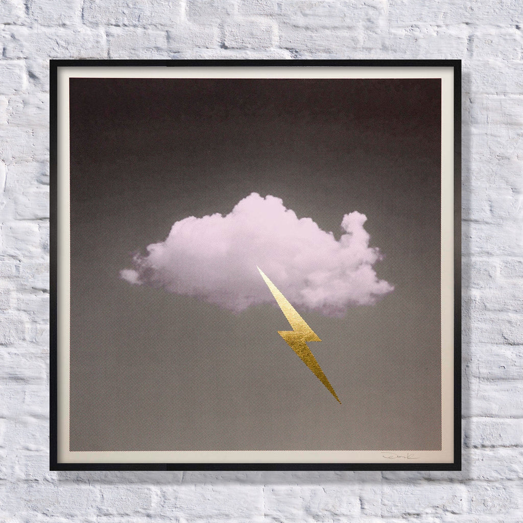 A Bigger 'Little Fucking Cloud' Pink & Gold