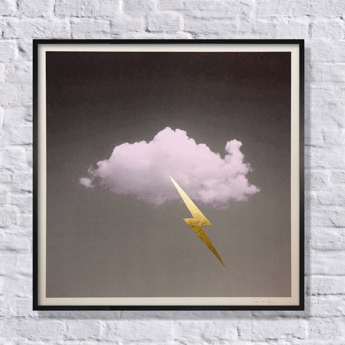 A Bigger 'Little Fucking Cloud' Pink & Gold