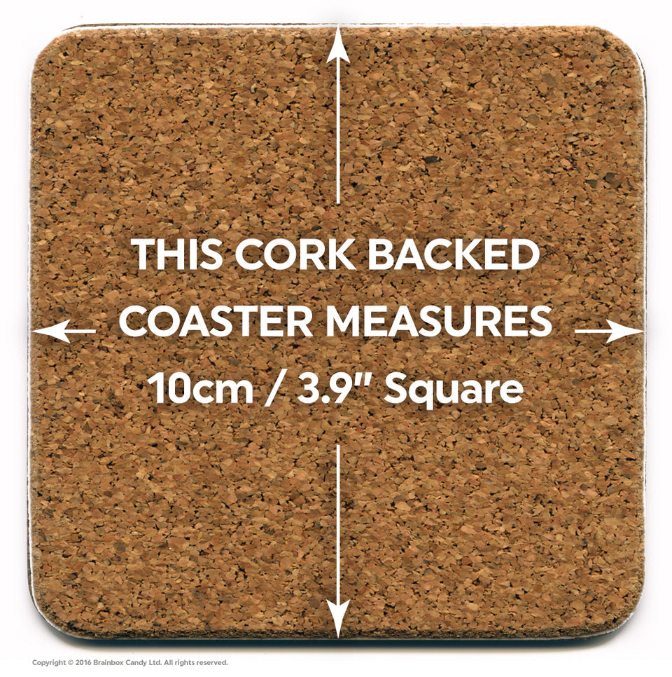 David Shrigley Coaster -  Drunk Again