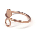 Solis Eclipse ring - Rose Gold