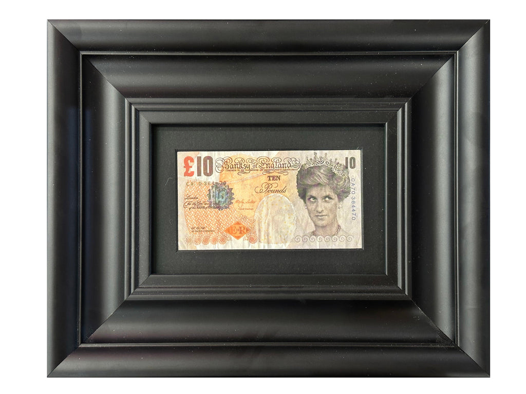 Banksy Di-Faced Tenner Framed